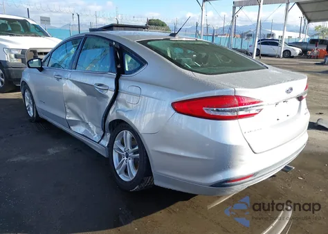 2018 Ford Fusion Hybrid Se из США, поврежденный, VIN 3FA6P0LU3JR191716